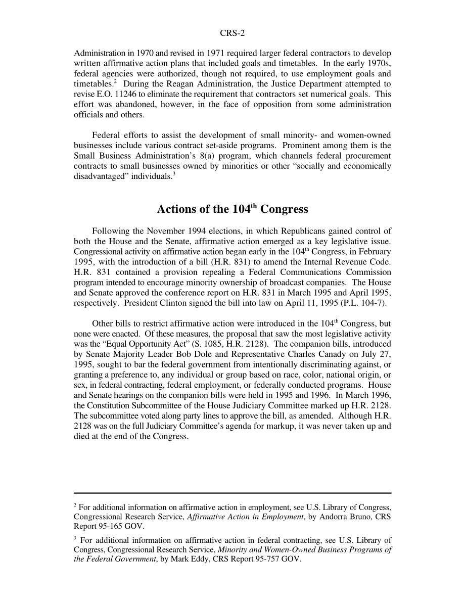 [19980527]97-527GOV_平权行动：最近的国会和总统活动.pdf_第2页