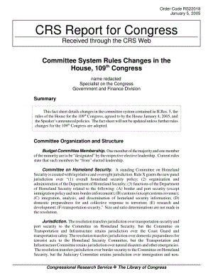 [20050105]RS22018_第109届国会众议院委员会制度规则的变化.pdf