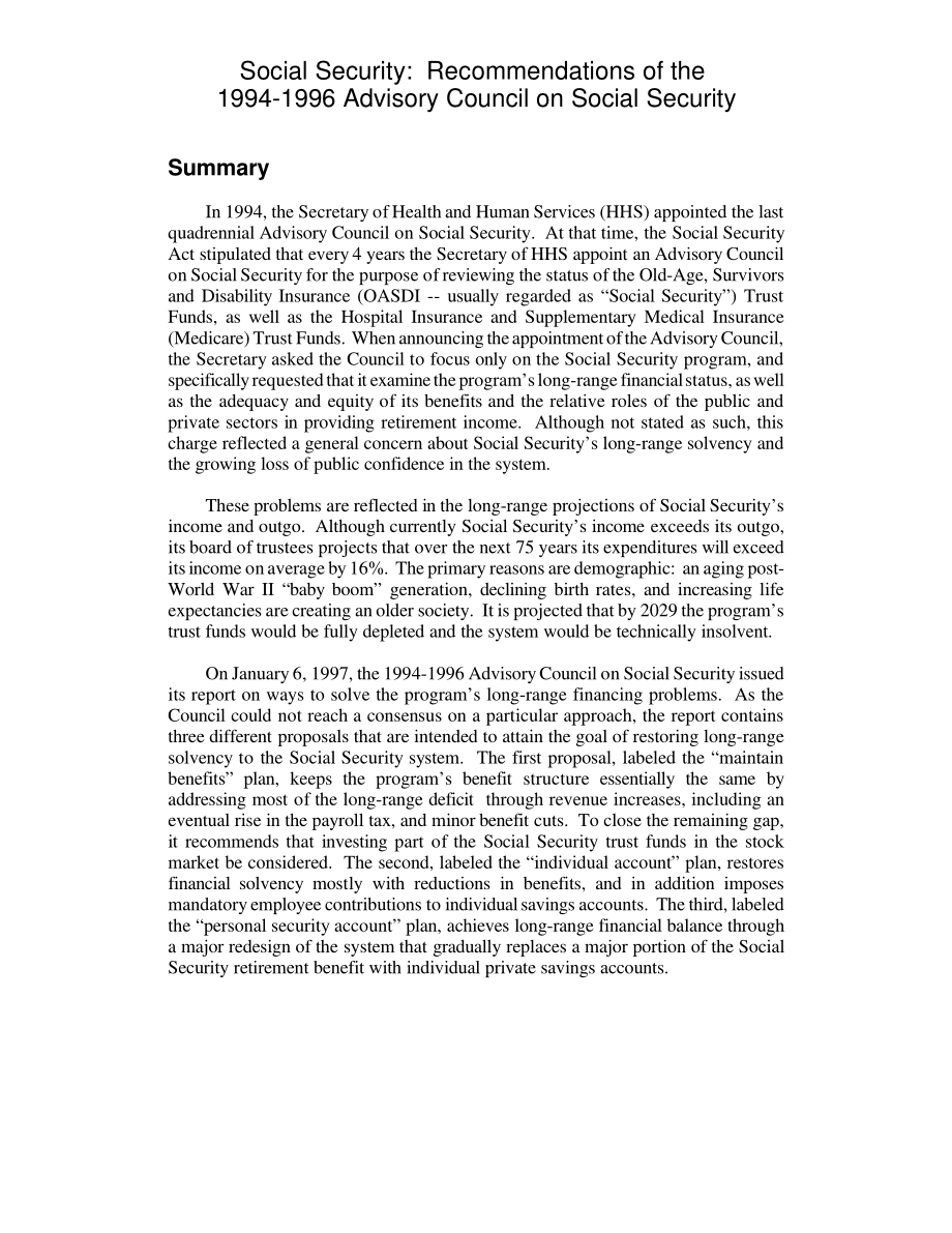 [19970507]97-81EPW_社会保障：1994-1996年社会保障咨询委员会的建议.pdf_第2页