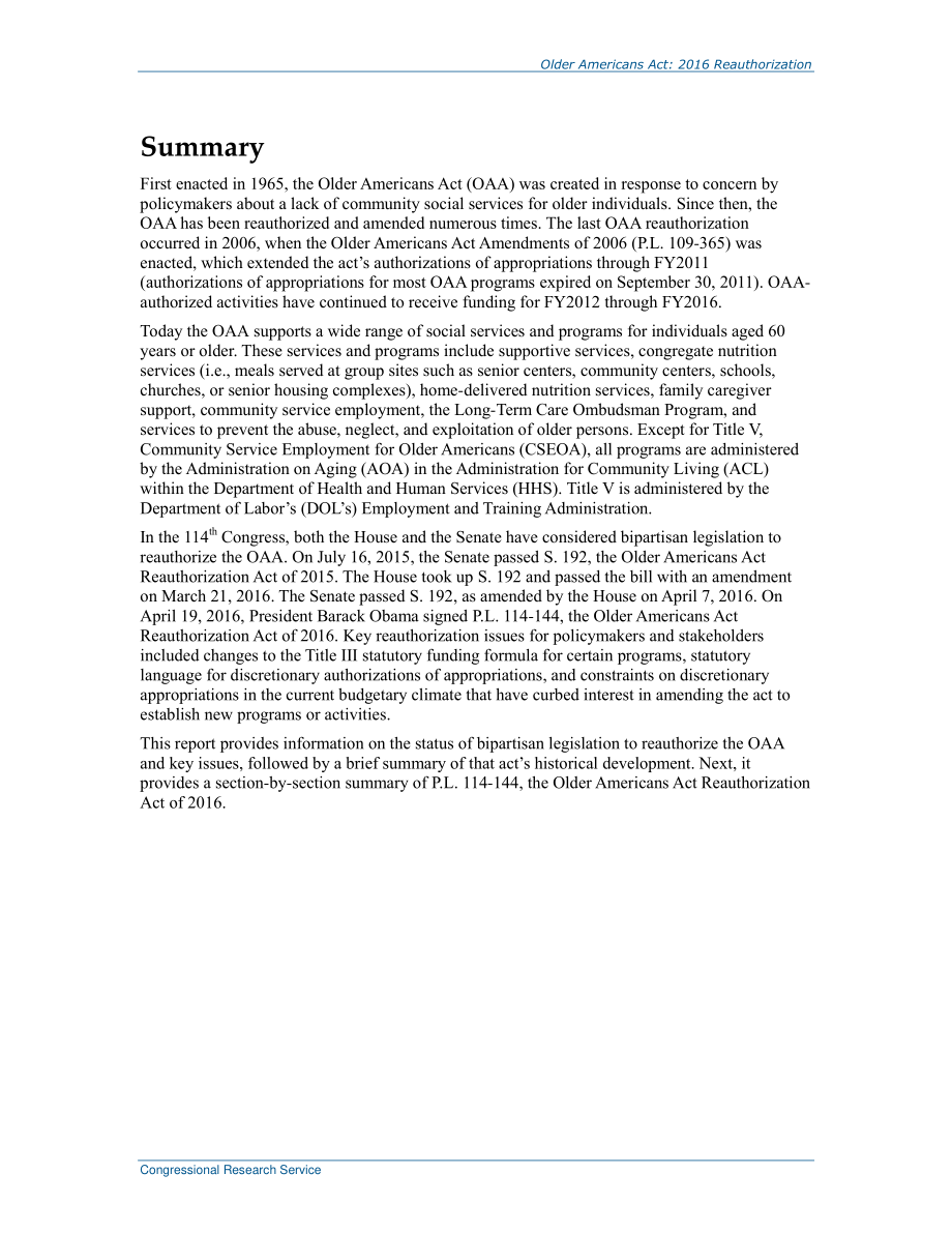 [20160502]R44485_美国老年人法案：2016年重新授权.pdf_第2页