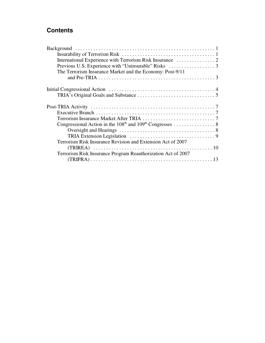 [20071102]RL34025_恐怖主义风险保险：问题分析和立法.pdf_第3页