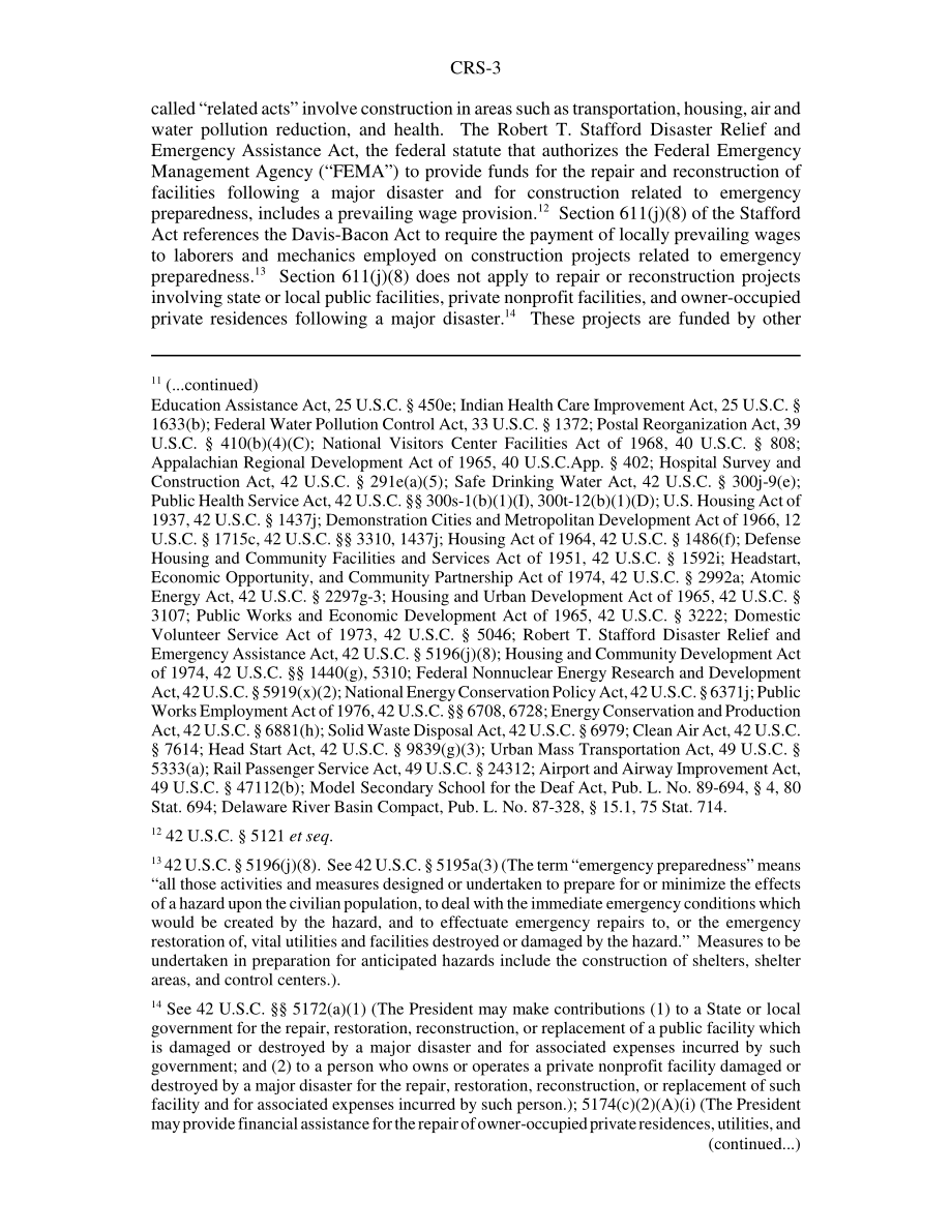 [20050916]RS22265_现行工资要求和《戴维斯-培根法案》的紧急中止.pdf_第3页