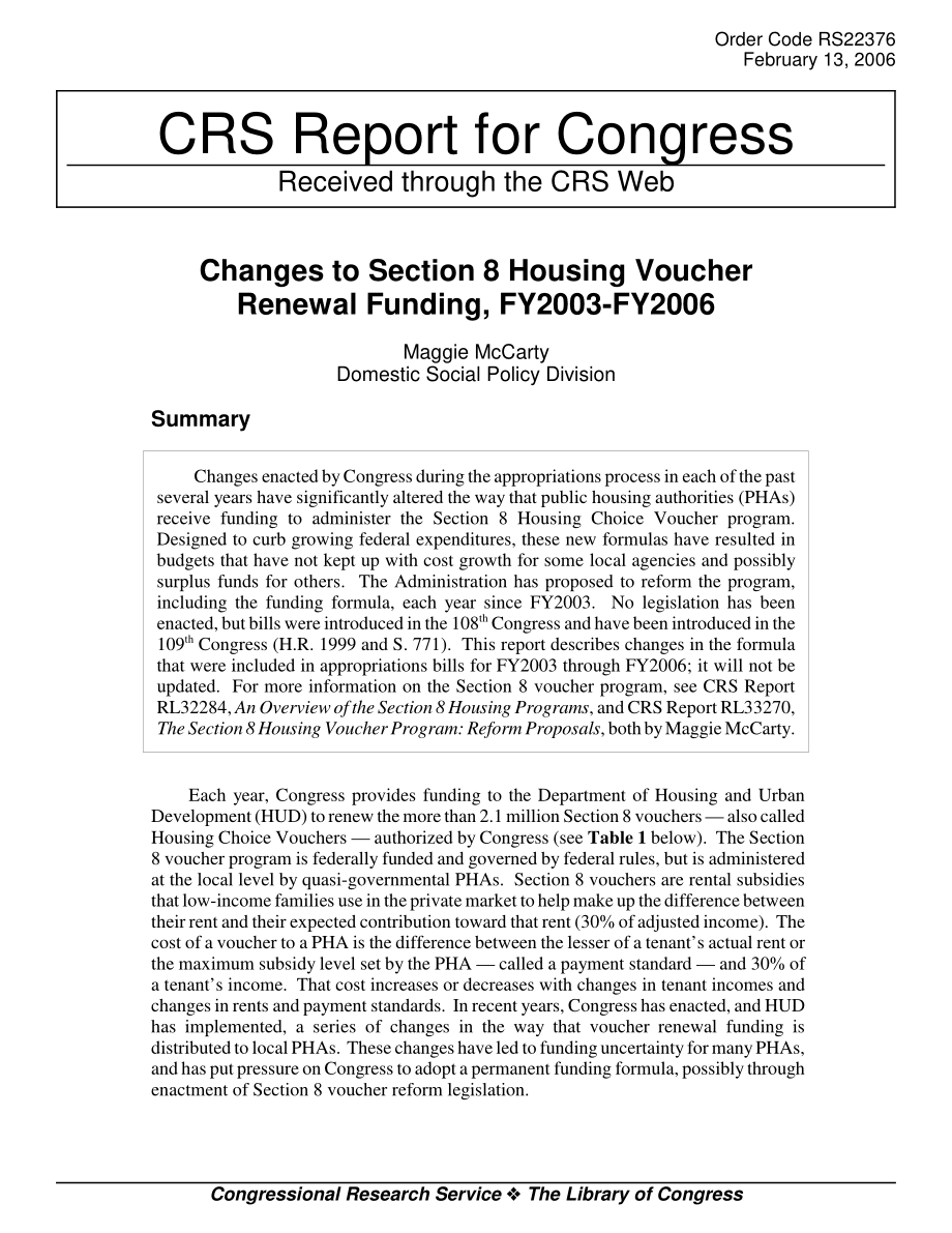 [20060213]RS22376_2003-2006财年第8节住房券更新资金的变化.pdf_第1页