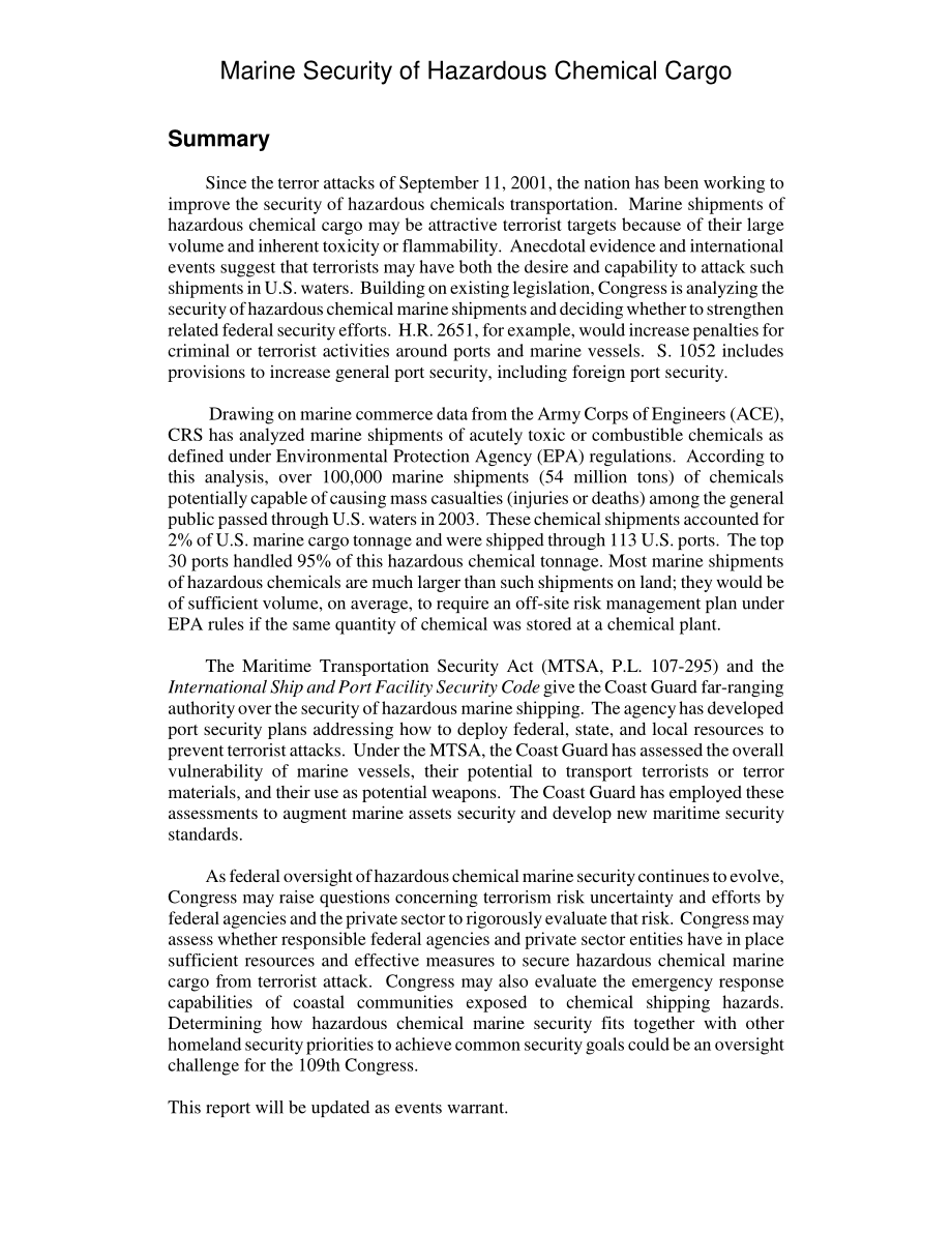 [20050826]RL33048_危险化学品货物的海上安全.pdf_第2页