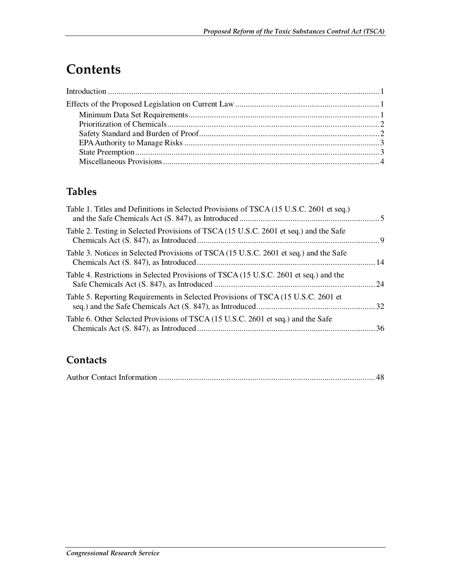 [20110725]R41937_第112届国会提出的有毒物质控制法案（TSCA）改革：S、 847与现行法律相比.pdf_第3页