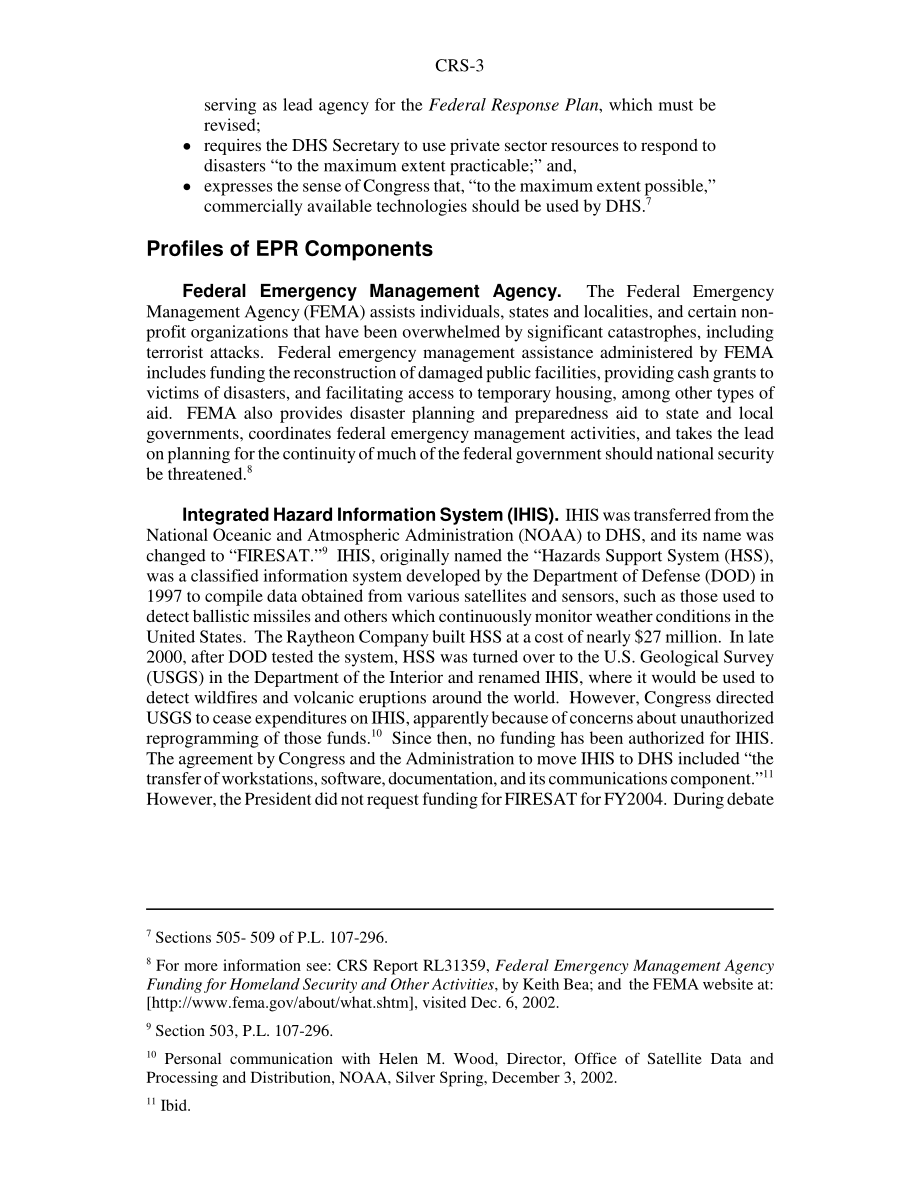 [20030625]RS21367_国土安全部应急准备和响应局.pdf_第3页