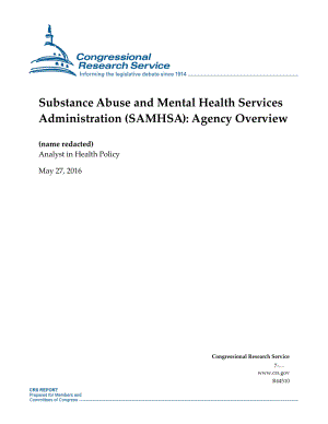 [20160527]R44510_药物滥用和心理健康服务管理局（SAMHSA）：机构概况.pdf