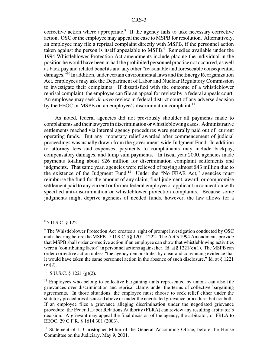 [20040325]RS21778_P.L.法律概述107-174《2002年通知和联邦雇员反歧视和报复法》.pdf_第3页