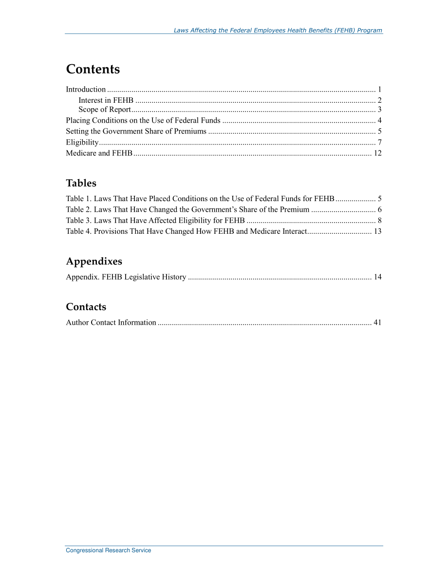 [20150722]R42741_影响联邦雇员健康福利（FEHB）计划的法律.pdf_第3页