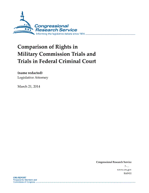 [20140321]R40932_军事委员会审判和联邦刑事法院审判中的权利比较.pdf