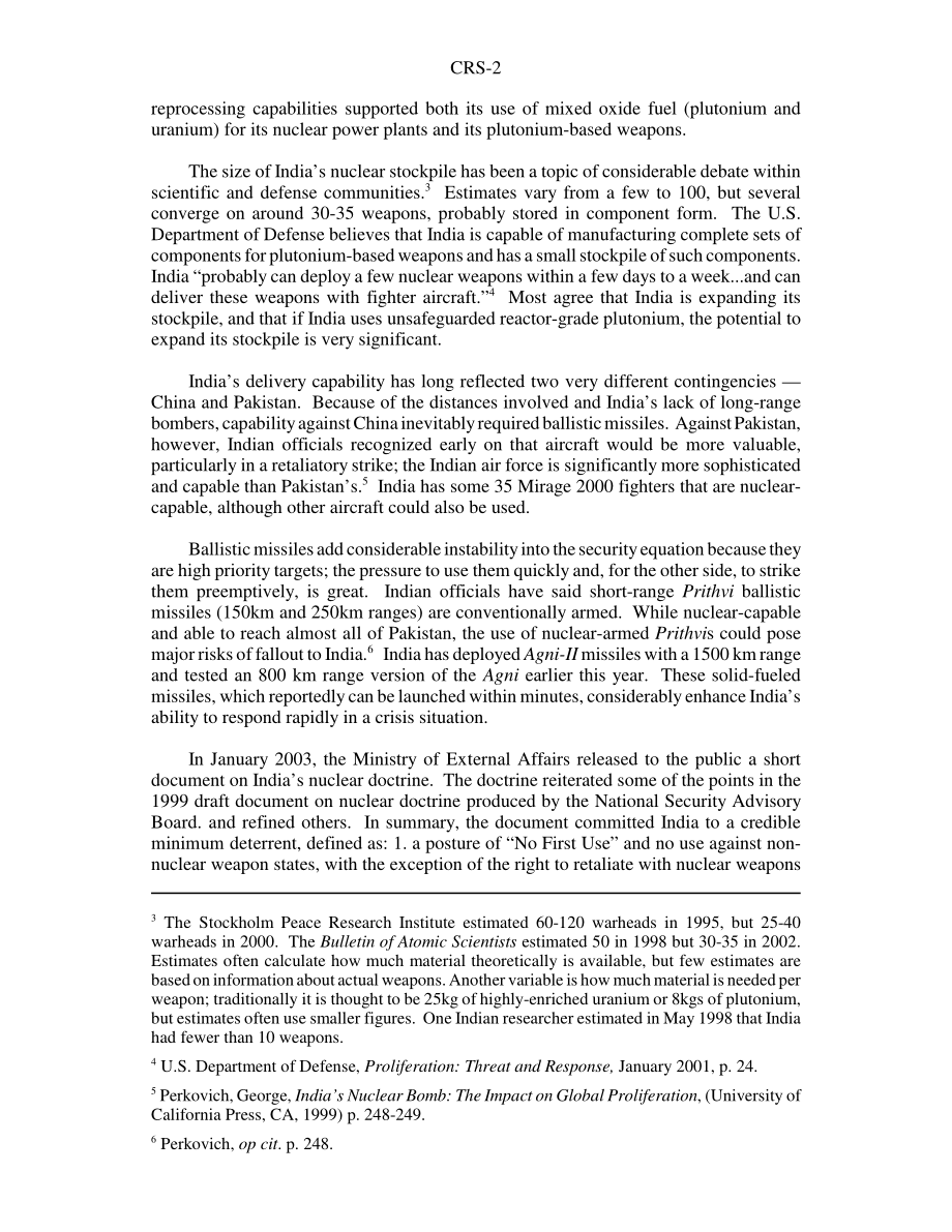 [20050217]RS21237_印度和巴基斯坦核武器.pdf_第2页