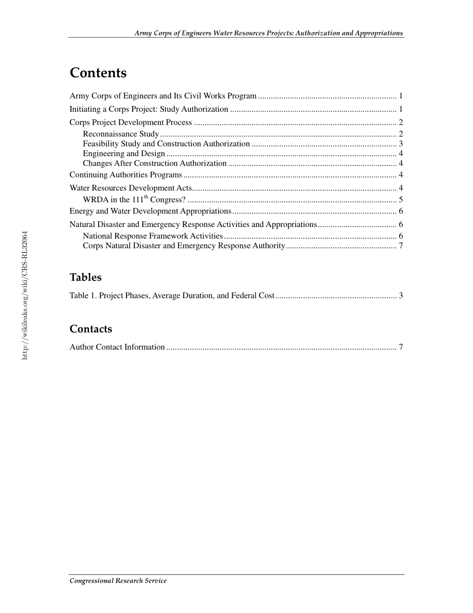 [20081126]RL32064_陆军工程兵团水资源活动：授权和拨款.pdf_第3页