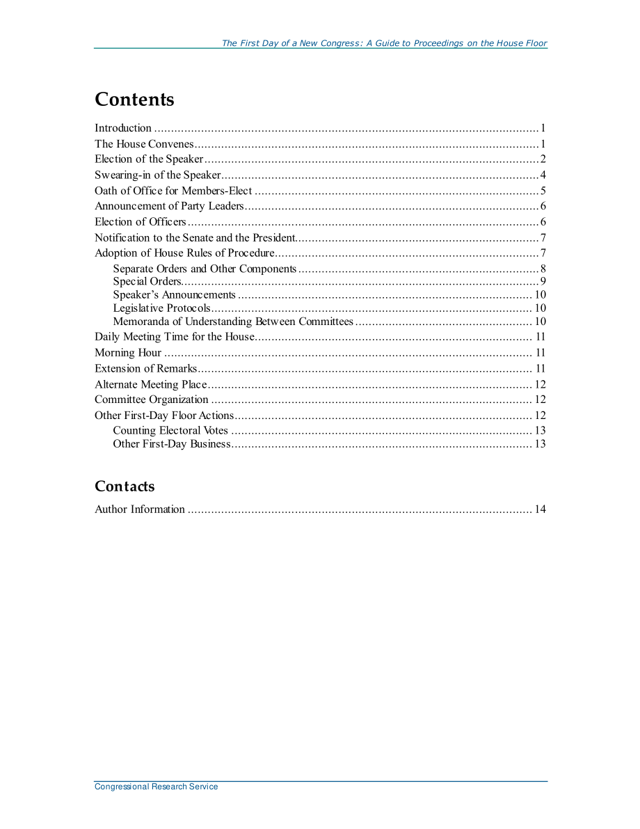 [20201207]RL30725_新国会的第一天：众议院议事指南.pdf_第3页