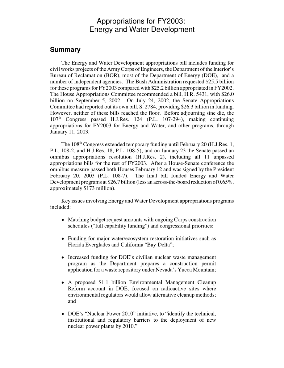 [20030227]RL31307_2003财年拨款：能源和水资源开发.pdf_第3页