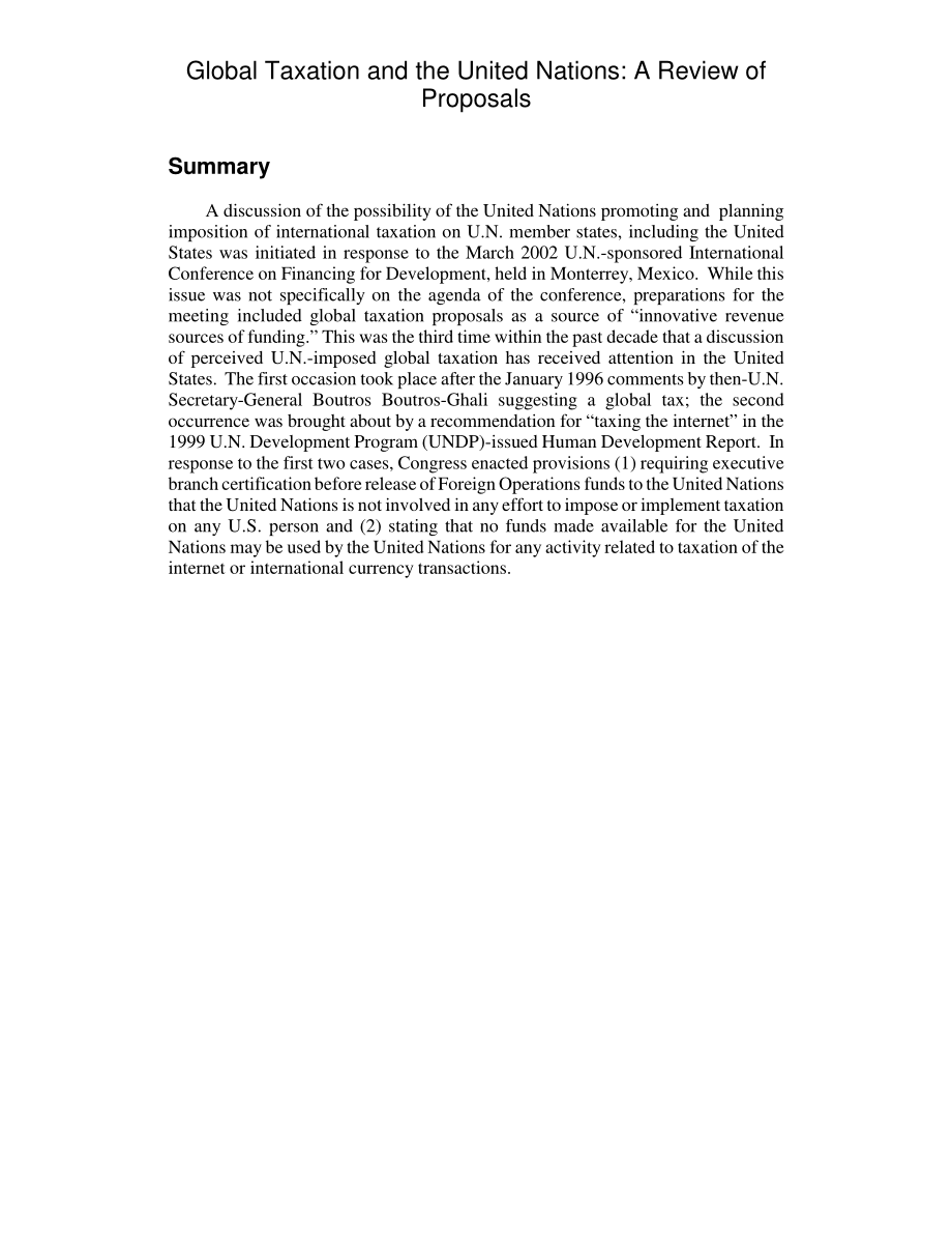 [20020503]RL31405_全球税务和联合国：提案审查.pdf_第2页