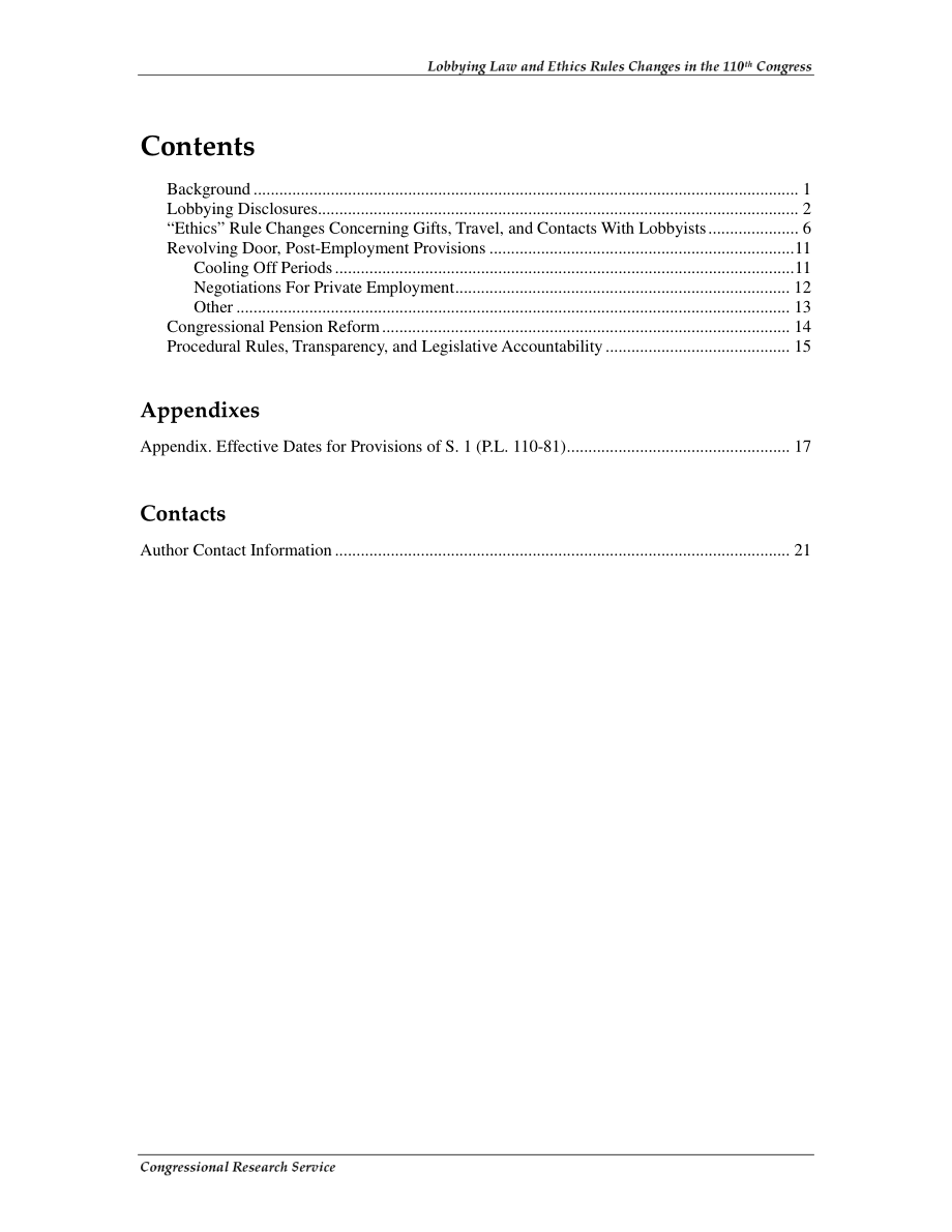 [20070918]RL34166_第110届国会游说法律和道德规则的变化.pdf_第3页