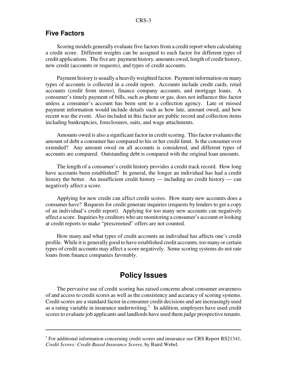 [20040604]RS21298_信用评分：开发、使用和政策问题.pdf_第3页