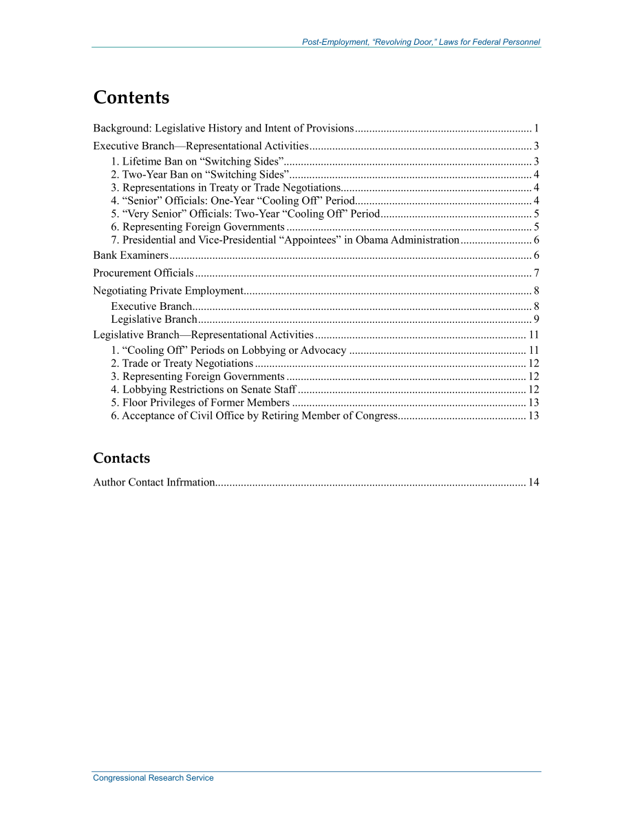 [20140107]R42728_就业后“旋转门”联邦人事法.pdf_第3页
