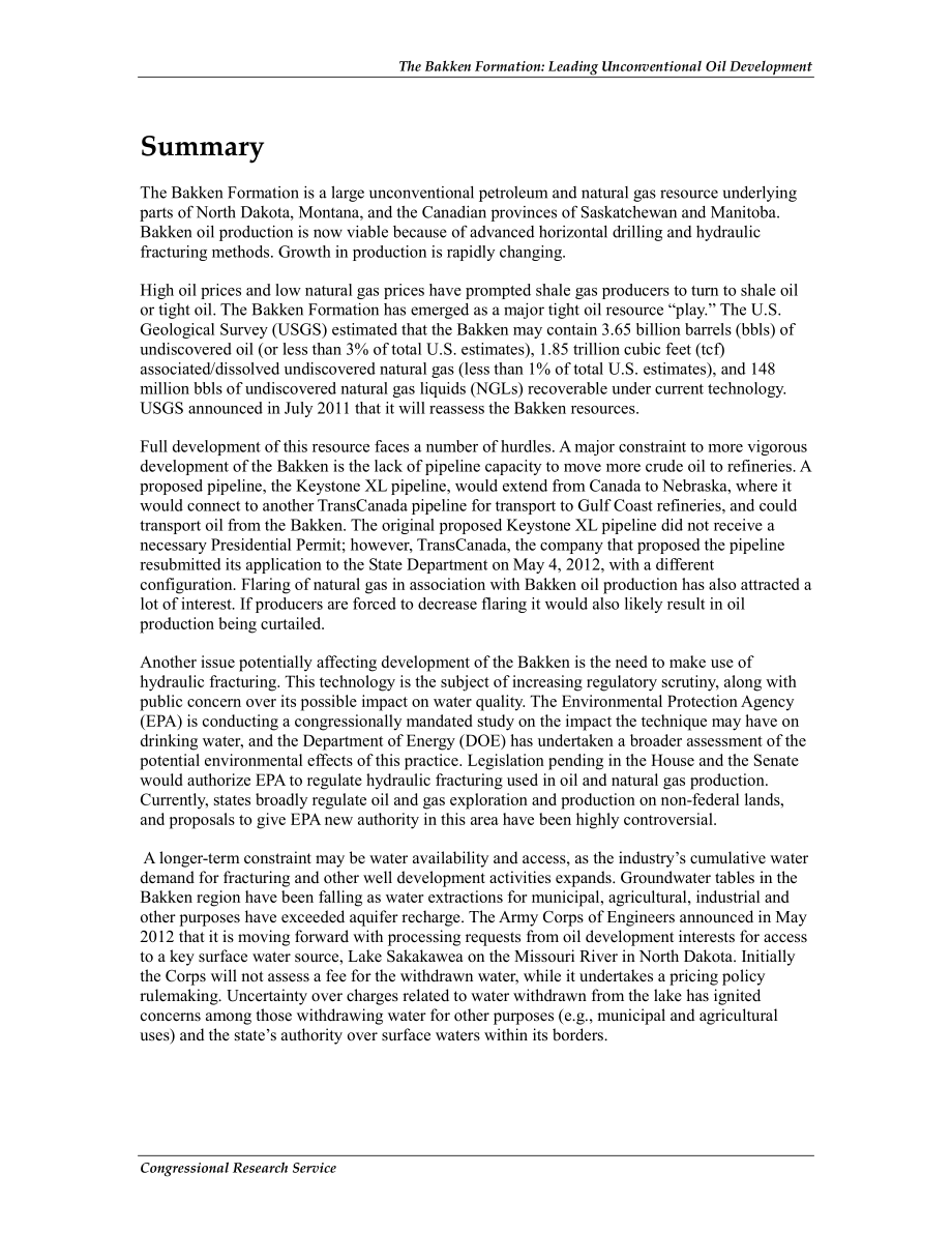 [20120523]R42032_Bakken地层：引领非常规石油开发.pdf_第2页