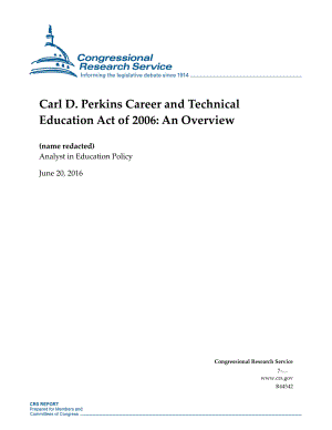 [20160620]R44542_Carl D.Perkins 2006年职业和技术教育法案：概述.pdf