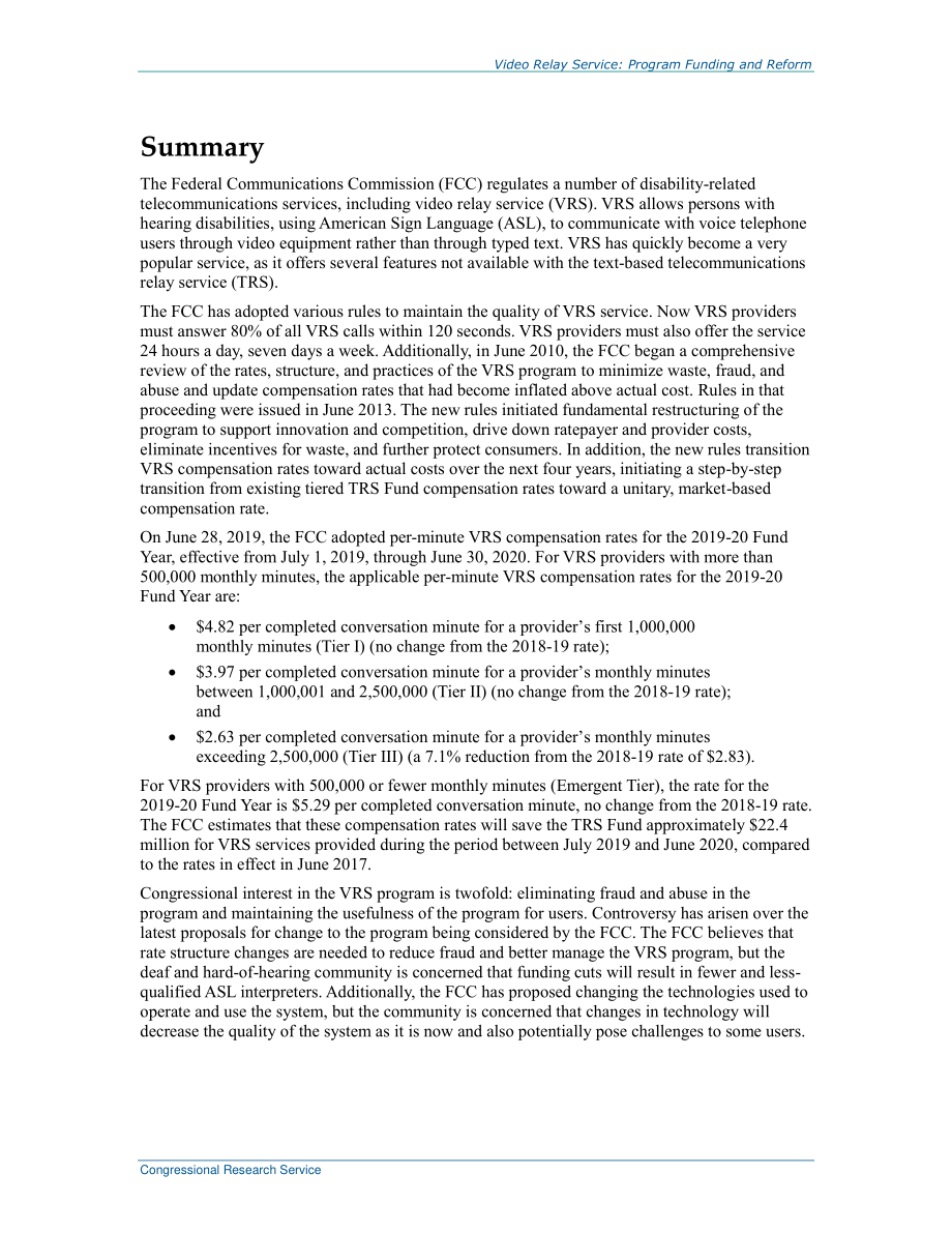 [20190712]R42830_视频中继服务：项目资金和改革.pdf_第2页