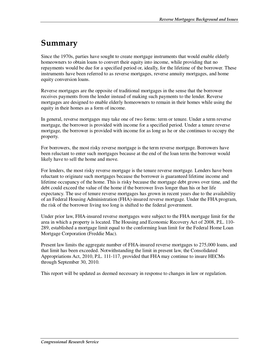 [20100222]RL33843_反向抵押：背景和问题.pdf_第2页