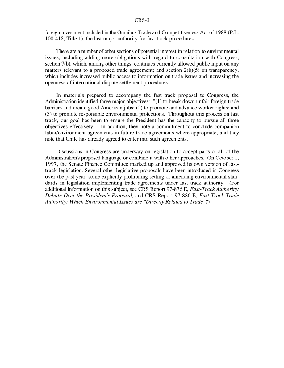 [19971001]97-879ENR_快速通道贸易管理局的环境：克林顿政府提案摘要.pdf_第3页