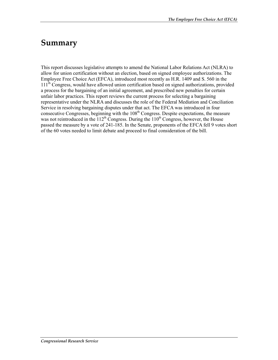 [20130108]RS21887_《雇员自由选择法》（EFCA）.pdf_第2页