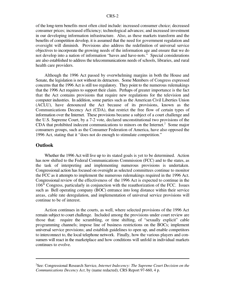 [19981102]96-223_1996年《电信法》（P.L.104-104) 简要概述.pdf_第2页