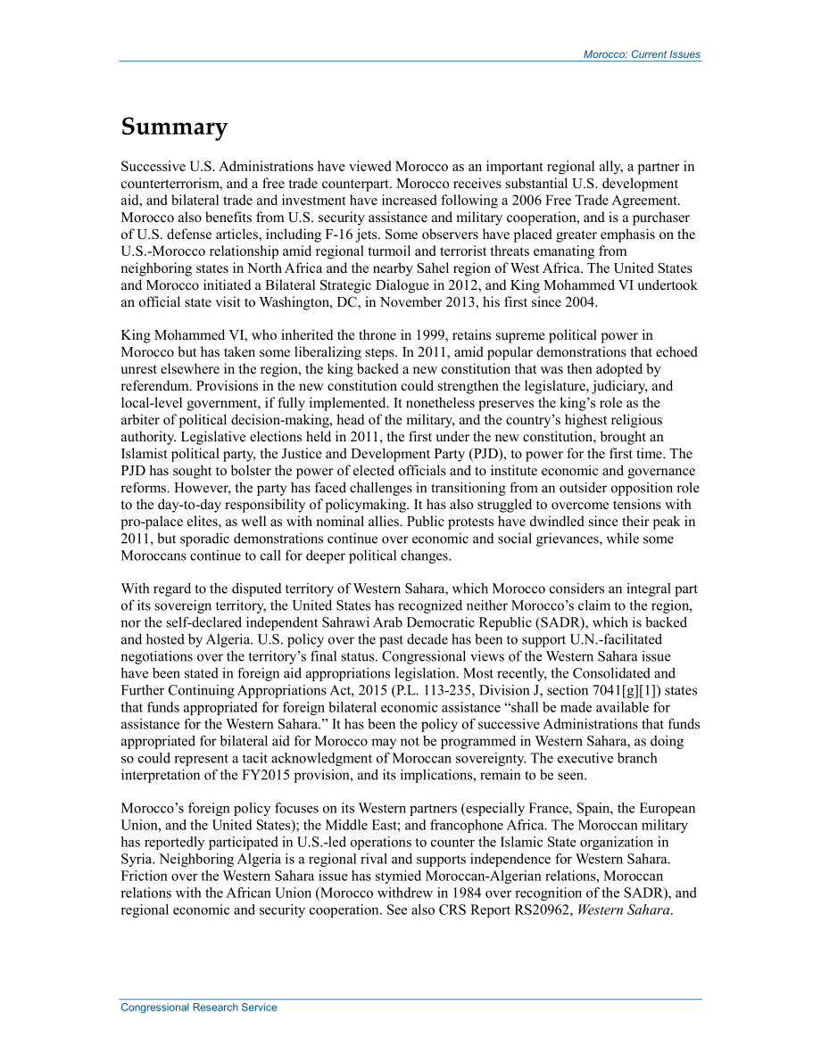[20150115]RS21579_摩洛哥：当前问题.pdf_第2页