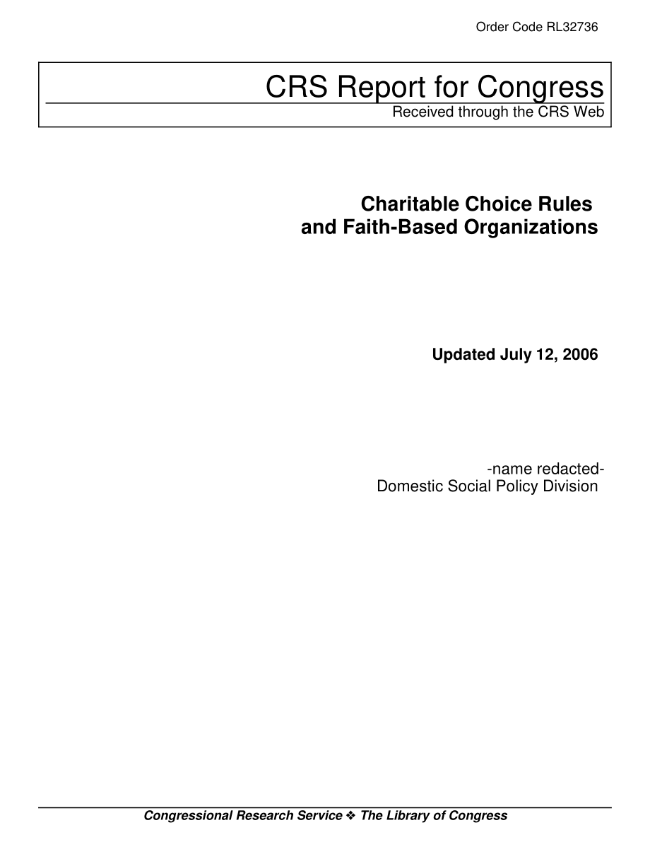 [20060712]RL32736_慈善选择规则与信仰组织.pdf_第1页