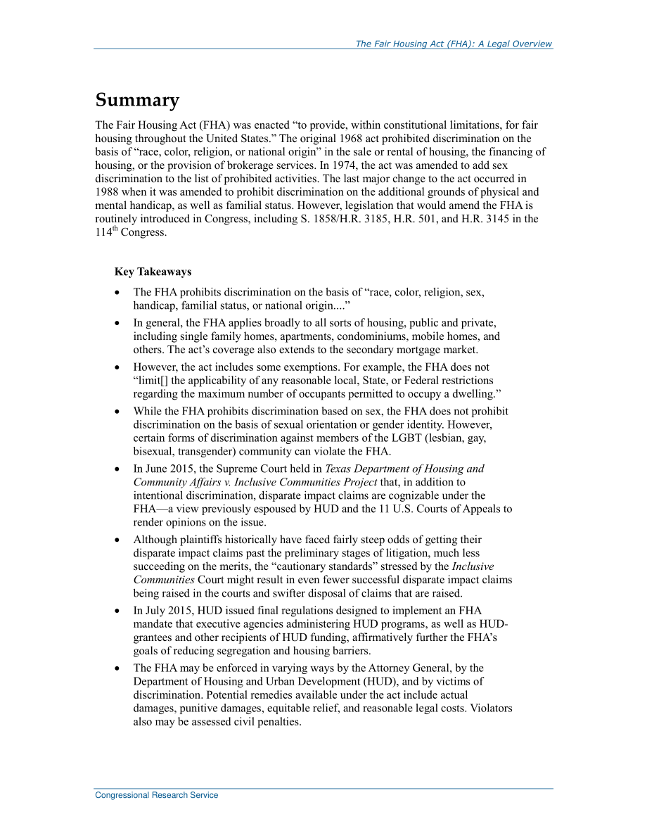 [20160202]95-710_《公平住房法》（FHA）：法律概述.pdf_第2页