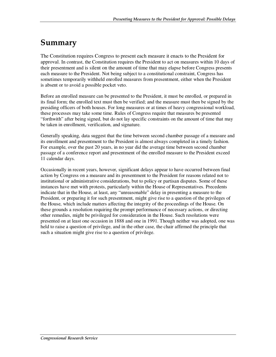 [20100503]R41217_将措施提交总统批准：可能的延误.pdf_第2页