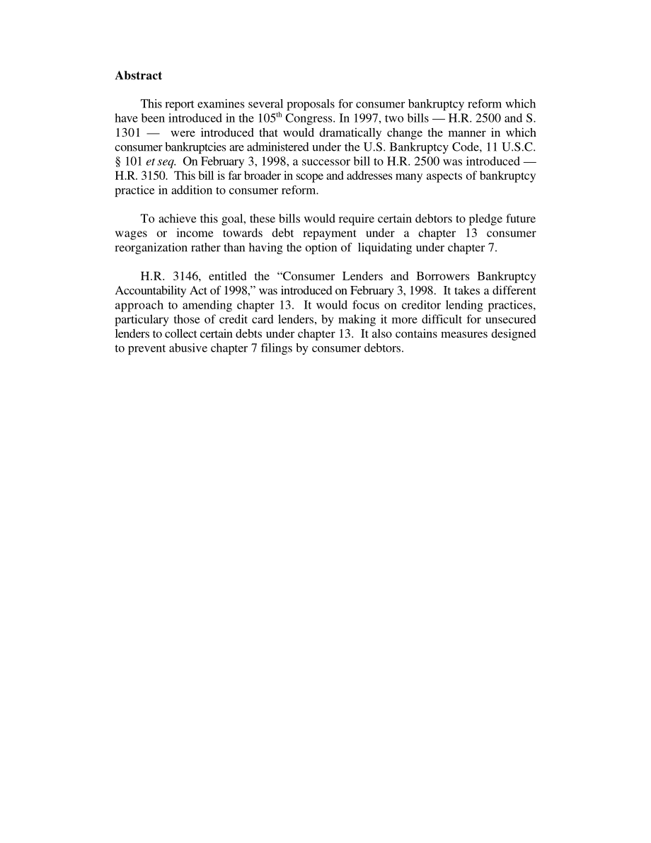 [19980320]98-276A_消费者破产改革：第105届国会的提案.pdf_第2页