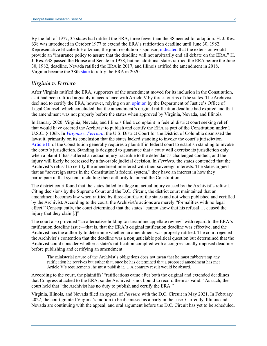 [20220425]LSB10731_平等权利修正案：最近的事态发展.pdf_第2页
