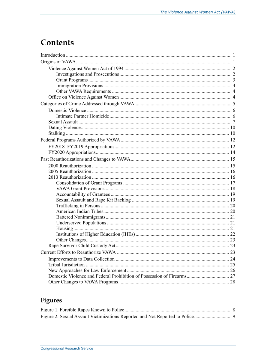 [20190423]R45410_《暴力侵害妇女法》（VAWA）：历史概况、资金和重新授权.pdf_第3页