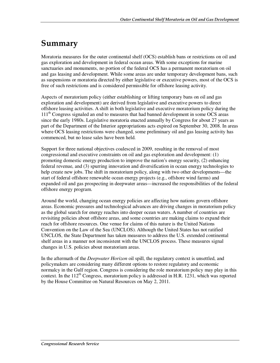 [20110506]R41132_外大陆架暂停石油和天然气开发.pdf_第2页