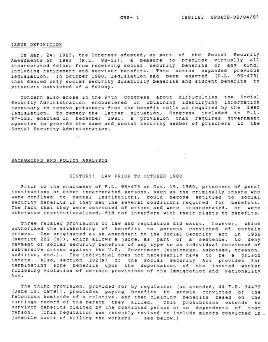 [19831101]IB81163_囚犯社会保障福利.pdf_第2页