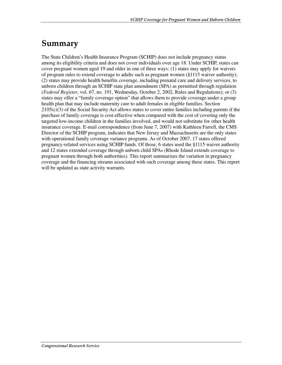 [20080108]RS22785_孕妇和未出生儿童的SCHIP覆盖率.pdf_第2页