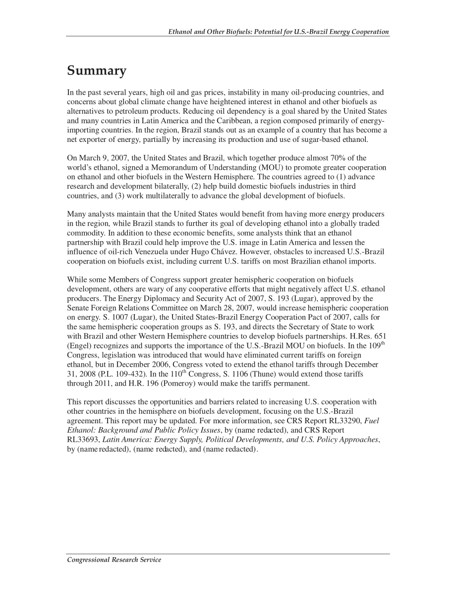 [20070927]RL34191_乙醇和其他生物燃料：美巴能源合作潜力.pdf_第2页