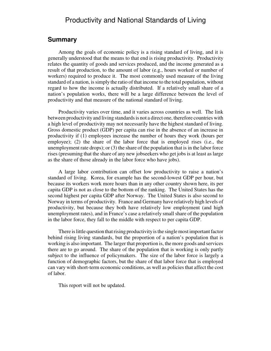 [20070705]RL34073_生产力和国家生活水平.pdf_第2页