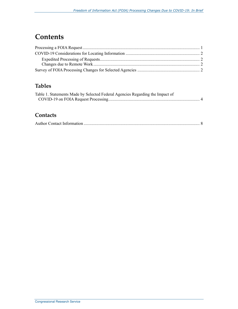 [20200327]R46292_《信息自由法》（FOIA）处理因新冠肺炎引起的变化：简言之.pdf_第3页