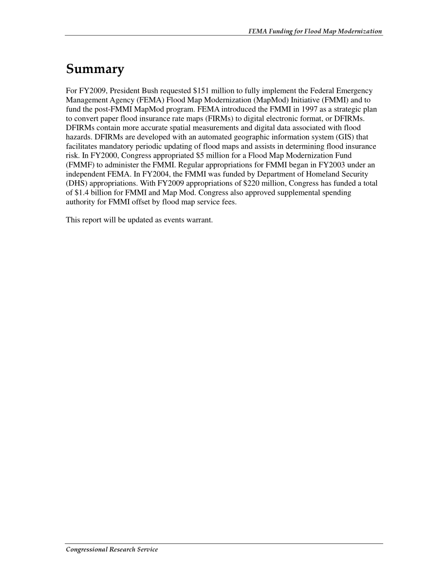[20081216]R40073_FEMA为洪水图现代化提供资金.pdf_第2页