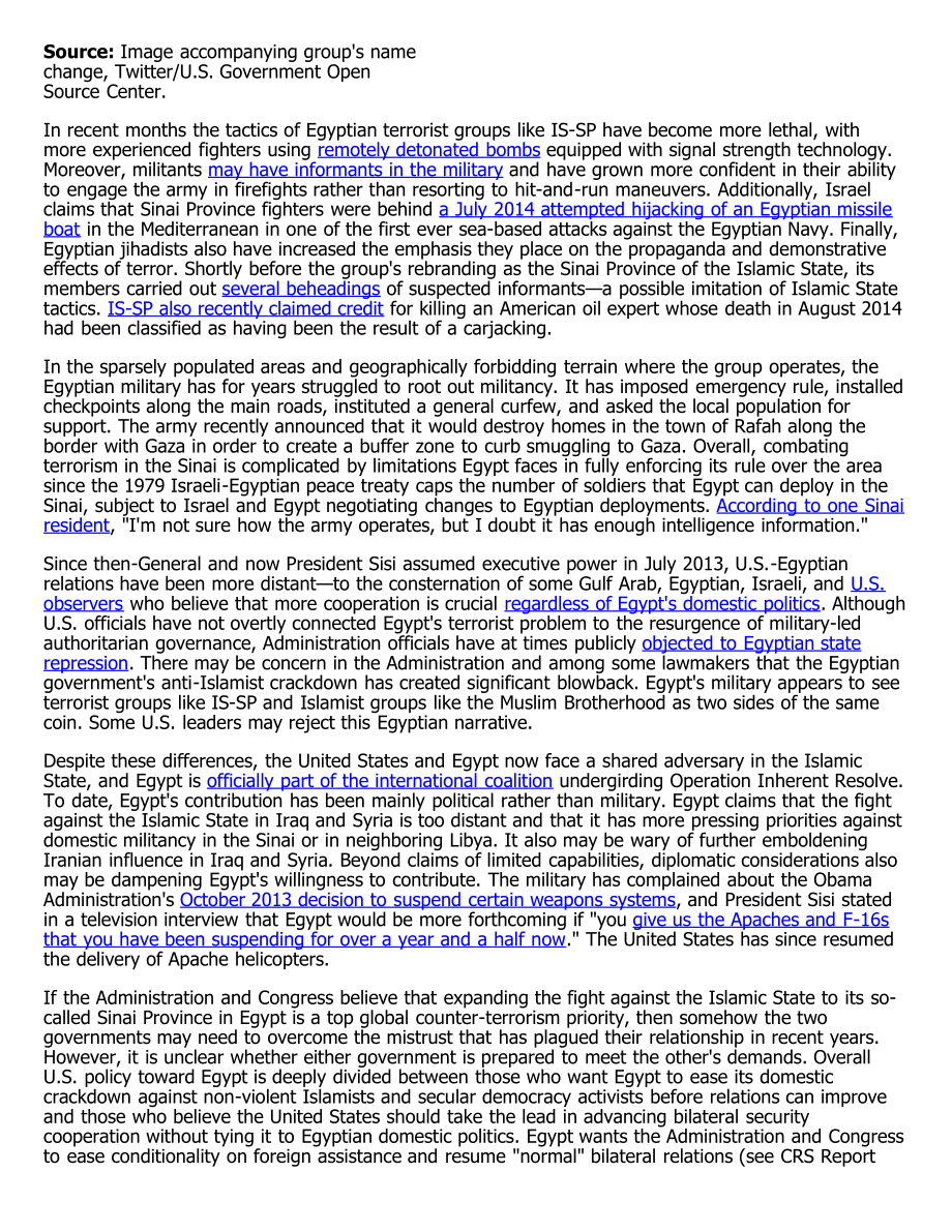 [20141218]IN10199_埃及伊斯兰国：对美国和埃及关系的影响.pdf_第2页