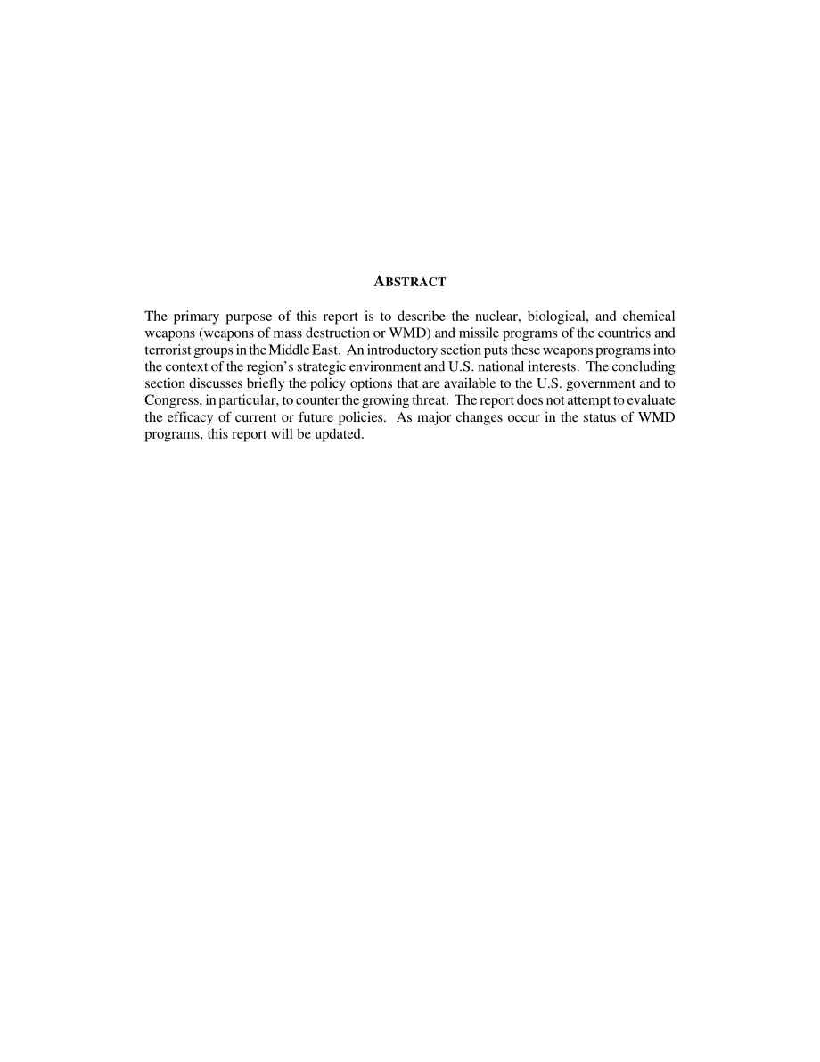 [20000114]RL30408_中东的大规模毁灭性武器.pdf_第2页