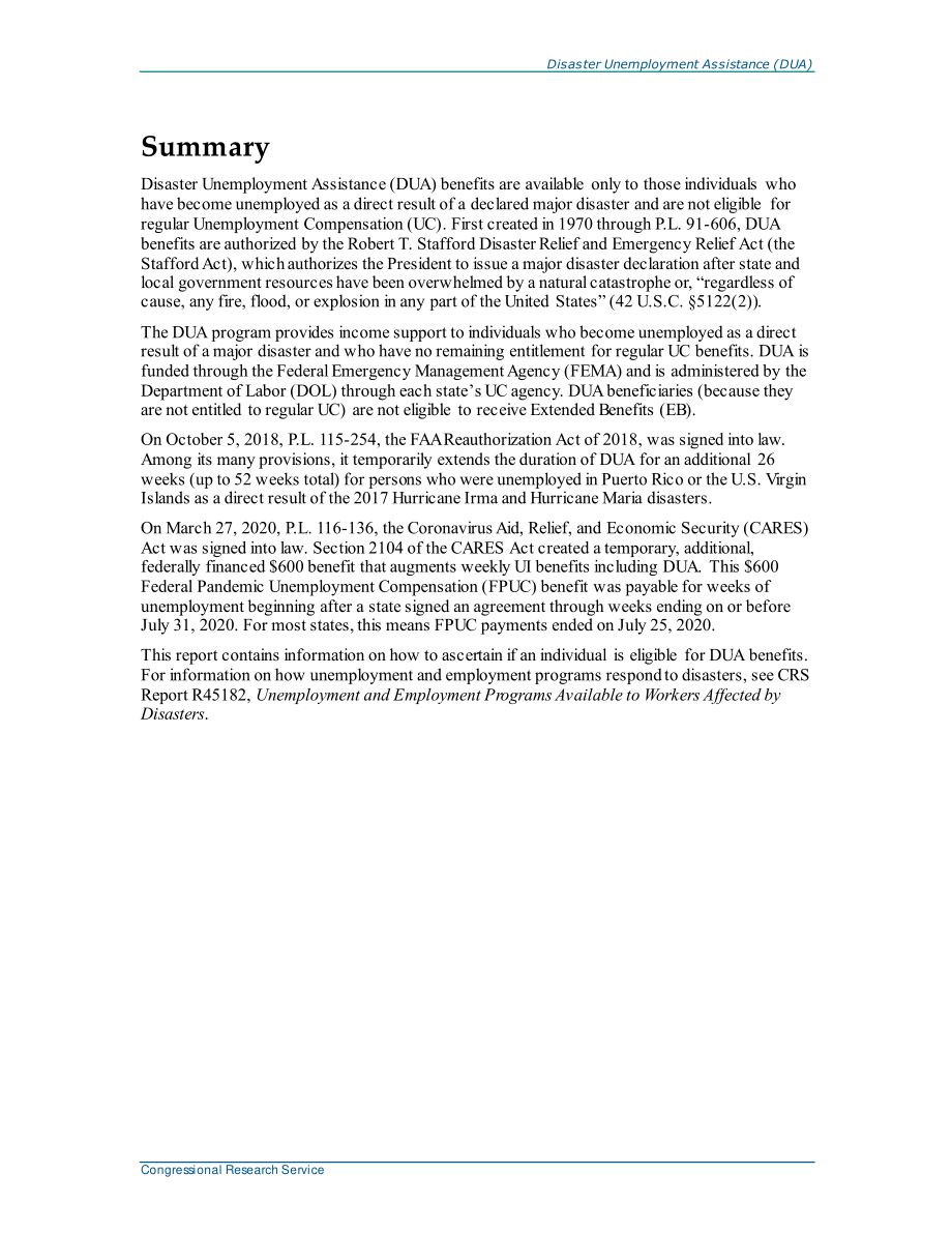 [20200803]RS22022_灾难失业援助（DUA）.pdf_第2页