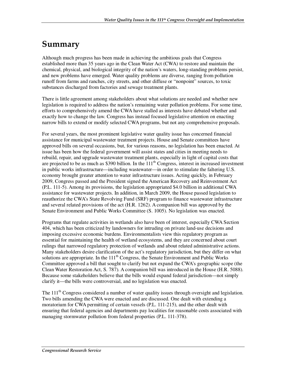 [20110111]R40098_第111届大会的水质问题：监督和执行.pdf_第2页