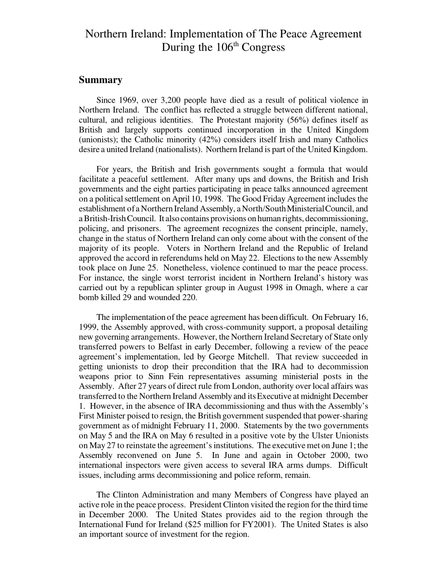 [20010105]RL30368_北爱尔兰：第106届大会期间和平协定的执行情况.pdf_第3页