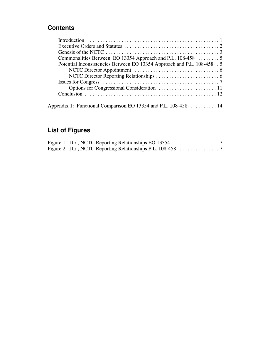[20050324]RL32816_国家反恐中心：国会面临的实施挑战和问题.pdf_第3页