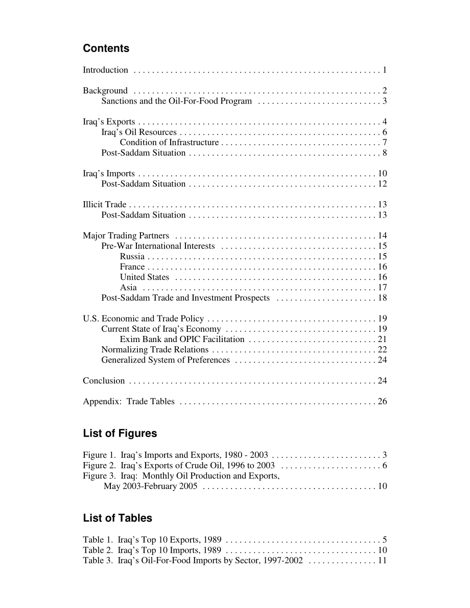 [20050325]RL32025_伊拉克与世界的贸易：数据和分析.pdf_第3页